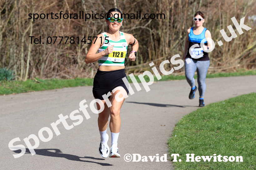 Senior Womens 2026 NECAA Royal Signals Road Relays, Hetton Lyons Country Park, Hetton le Hole. Photo: David T. Hewitson/Sports for All Pics